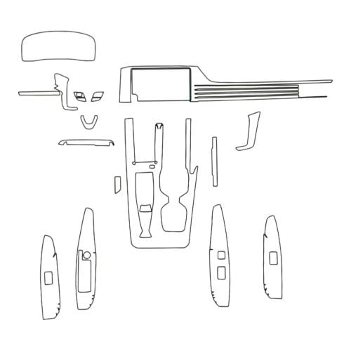 كامري 2025 حمايه PPF الداخليه قص الكتروني LE