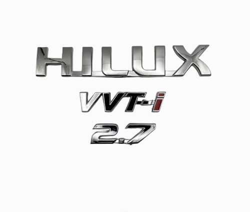 طقم كتابة رفرف هايلكس 2008-2015 فضي