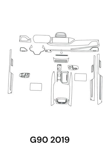 حمايه PPF الداخليه قص الكتروني G90 2019