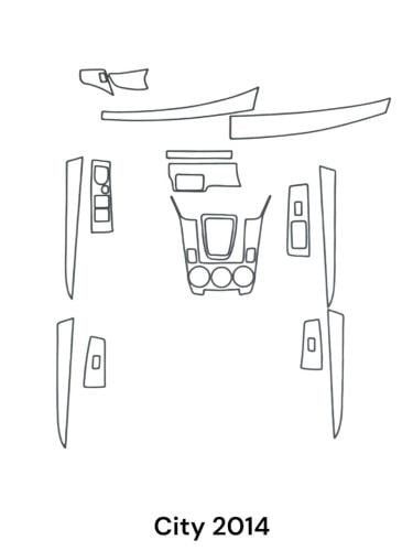 حمايه PPF الداخليه قص الكتروني City 2014