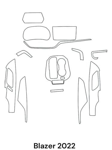 حمايه PPF الداخليه قص الكتروني Blazer 2022