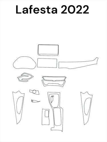 حمايه PPF الداخليه قص الكتروني Lafesta 2022