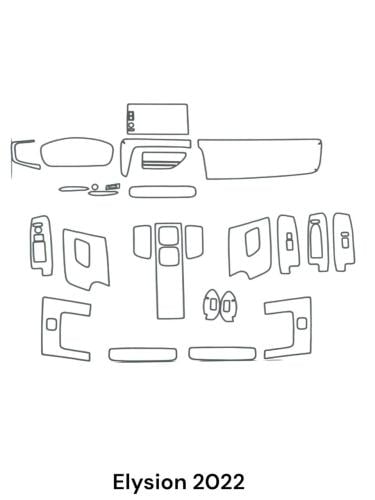 حمايه PPF الداخليه قص الكتروني Elysion 2022