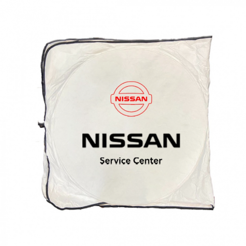 شماسية مدور - بعلامة - شعار - نيسان قديم