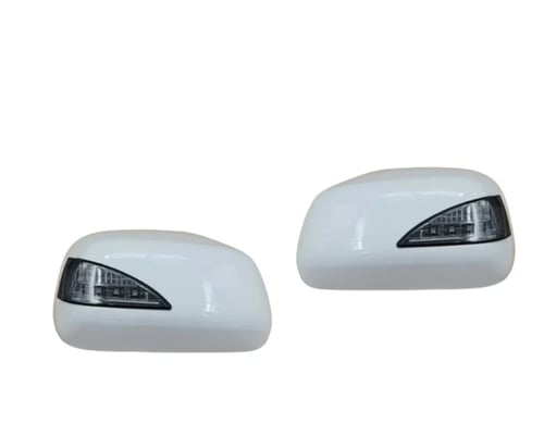 Mirror cover set with indicator HiLux 2006 White