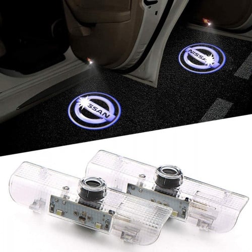 Nissan doors illuminated projector