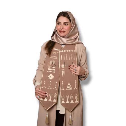 وشاح النقش السلماني للكبار