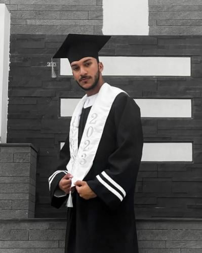 عباية وقبعة ووشاح تخرج رجالي 2025 - مع امكانية اضا...