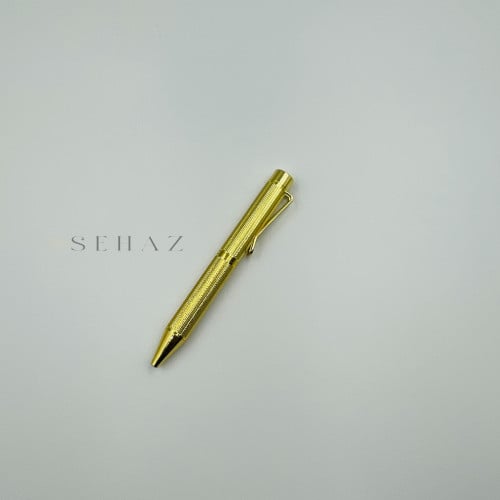 قلم اطفال ذهبي اللون