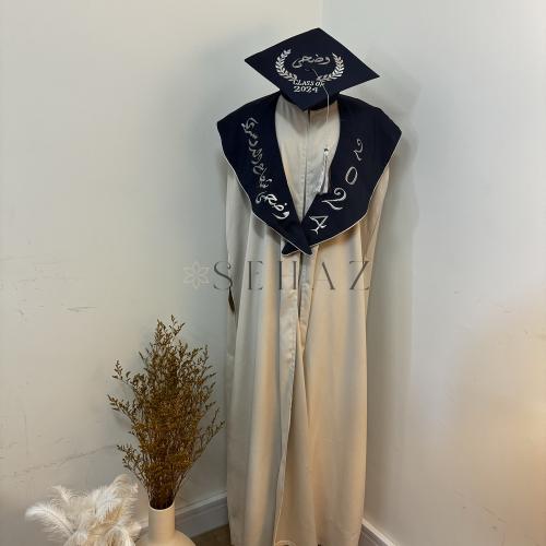 عباية وقبعة ووشاح تخرج 2025 - مع امكانية اضافة الا...