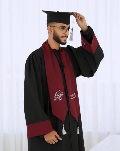 عباية وقبعة ووشاح تخرج رجالي 2025 - مع امكانية اضا...