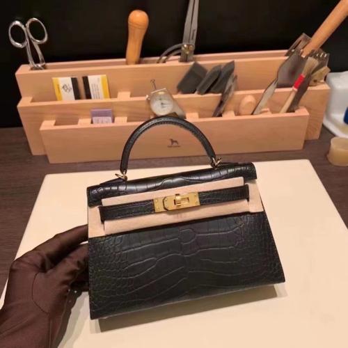 حقيبة هيرميز ميني كيلي كروكودايل