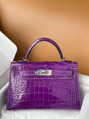 حقيبة هيرميز ميني كيلي كروكودايل