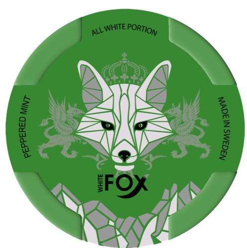 اظرف نيكوتين الشهيرة وايت فوكس نعناع White Fox Pep...