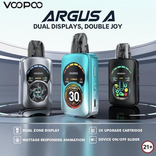جهاز ارجوس ايه من فوبو شيشة وسحبة voopoo argus A