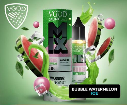 نكهة فيقود علكة البطيخ ايس مكس vgod Bubble Waterme...