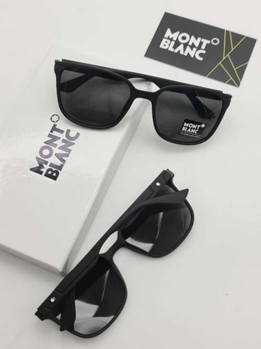 نظارات مونت بلانك شمسية رجالي 2025 إصدار فخم مع جم...