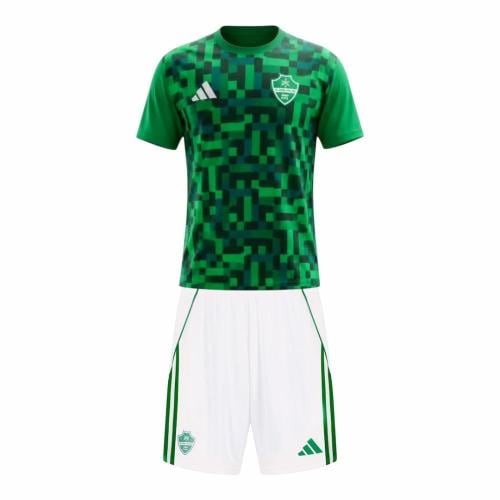 طقم إحماء الاهلي السعودي الاخضر الجديد 2027
