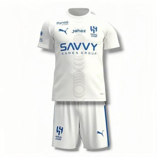طقم الهلال الابيض الجديد 2025-2026 الاحتياطي