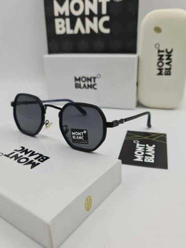 نظارات مونت بلانك شمسية رجالي 2025 إصدار فخم مع جم...