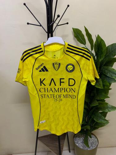 تيشيرت تتويج نادي النصر السعودي بطال دوري روشن 202...