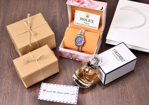 هدايا نسائية ساعة رولكس نسائي درجة اولى