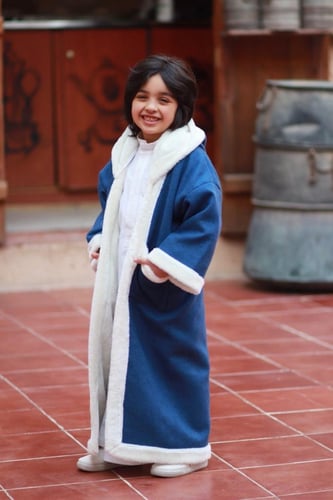 فروة اطفال شتويه كحلي