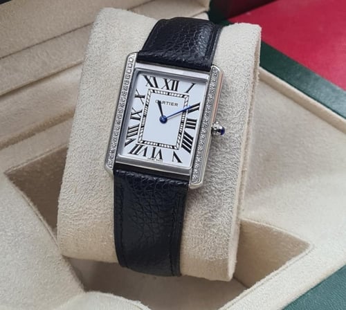 ساعات كارتير رجالي – ساعة كارتير جلد أسود