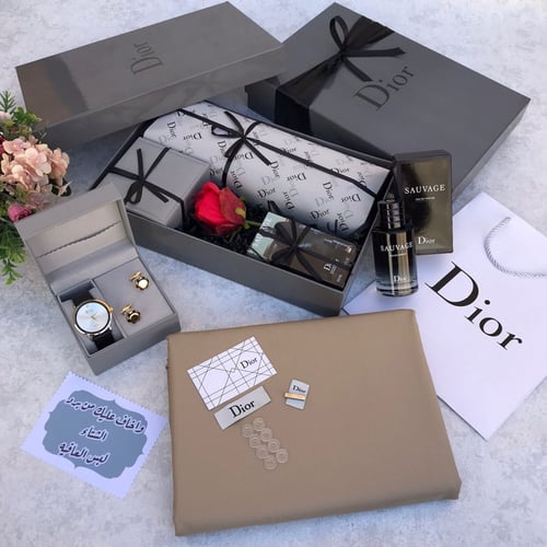 طقم هدايا ديور شتوي للرجال مجموعة الأناقة المتكامل...