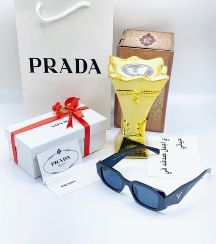 نظارات شمسية نسائية برادا | مع مبخرة هدية وملحقات...