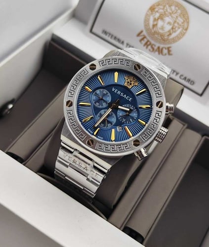 ساعات فرزاتشي رجالي كرونوغراف - درجة أولى مع كرت ا...