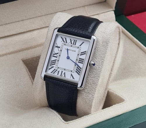 ساعات كارتير رجالي – ساعة كارتير جلد أسود