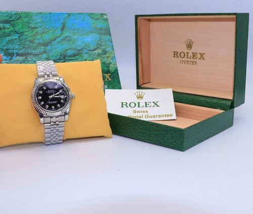 ساعات رولكس رجالي - موديل كلاسيك بألوان متعددة