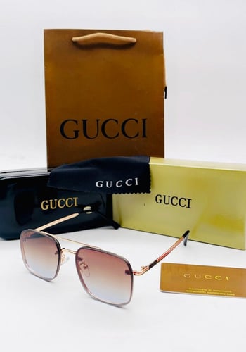 نظارات قوتشي 2026 - تصميم افياتور جديد للرجال والن...