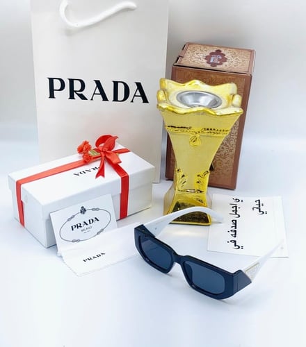 نظارات شمسية نسائية برادا | مع مبخرة هدية وملحقات...