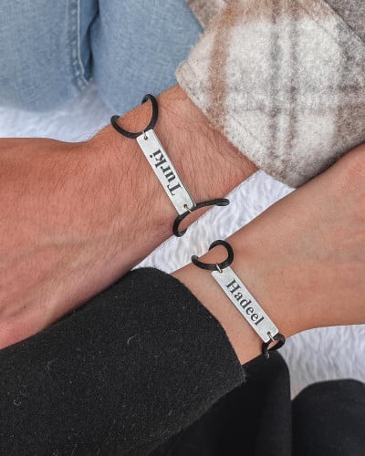 أساور كوبل بالاسم -متجر مون