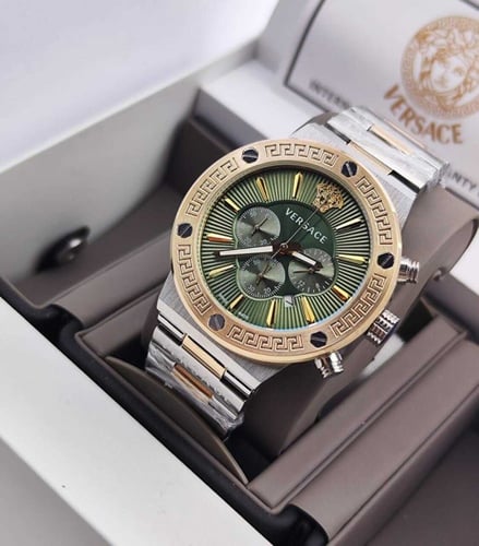 ساعات فرزاتشي رجالي كرونوغراف - درجة أولى مع كرت ا...