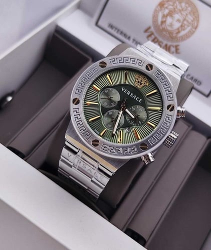 ساعات فرزاتشي رجالي كرونوغراف - درجة أولى مع كرت ا...