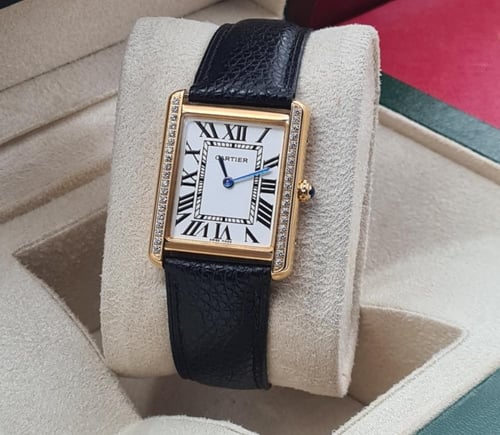 ساعات كارتير رجالي – ساعة كارتير جلد أسود