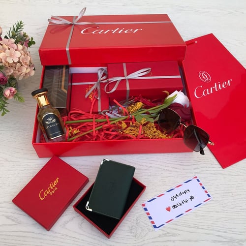 هدايا رجالية ماركة كارتير | نظارة، بوك وعطر مع بوك...