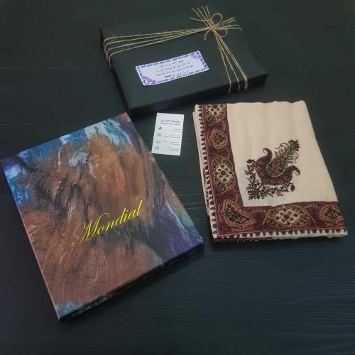 شال كشميري صوف رجالي بالوان متعددة