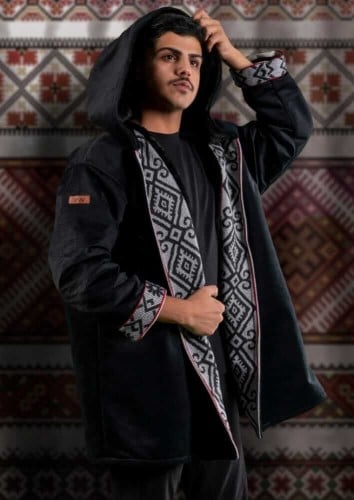 جاكيت شتوي رجالي اسود