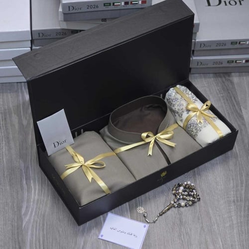 طقم رجالي شتوي فاخر - سديري + قماش + شال - إصدار 2...