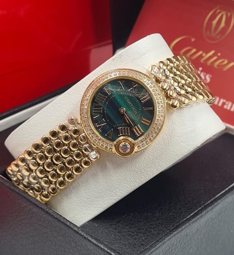 ساعة نسائية كارتير دائري الاصلي_متجر مون