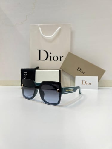 نظارات ديور درجه اولى | تصميم مربع كبير بعدسات ملو...