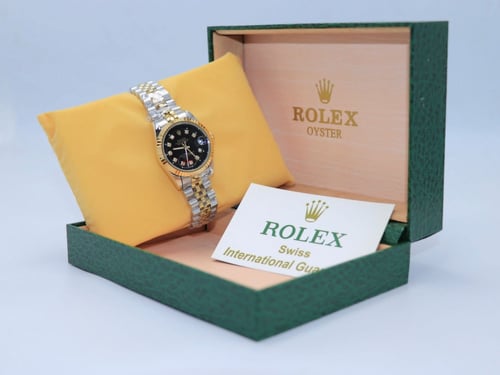 ساعه رولكس حريمي - موديل كلاسيك بألوان متعددة