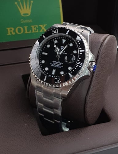 ساعة رولكس سوبمارينر ديت أوتوماتيك درجة أولى مع كر...