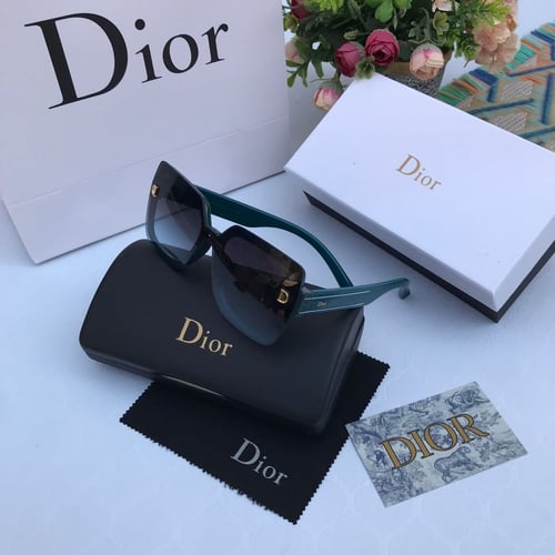 نظارة ديور | تصميم مربع كبير بعدسات ملونة