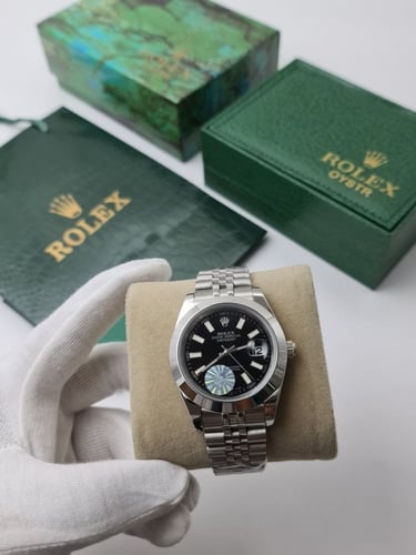 ساعة رولكس رجالي - هاي كوالتي مع ملحقات رولكس الاص...