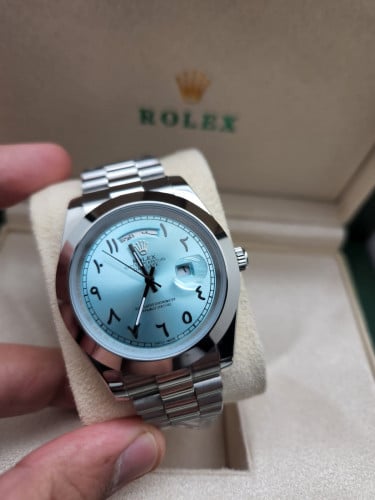 ساعة رولكس ارقام عربية - ساعة بأرقام عربية رجالية